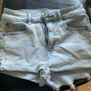 American Eagle Super High Rose Shorts